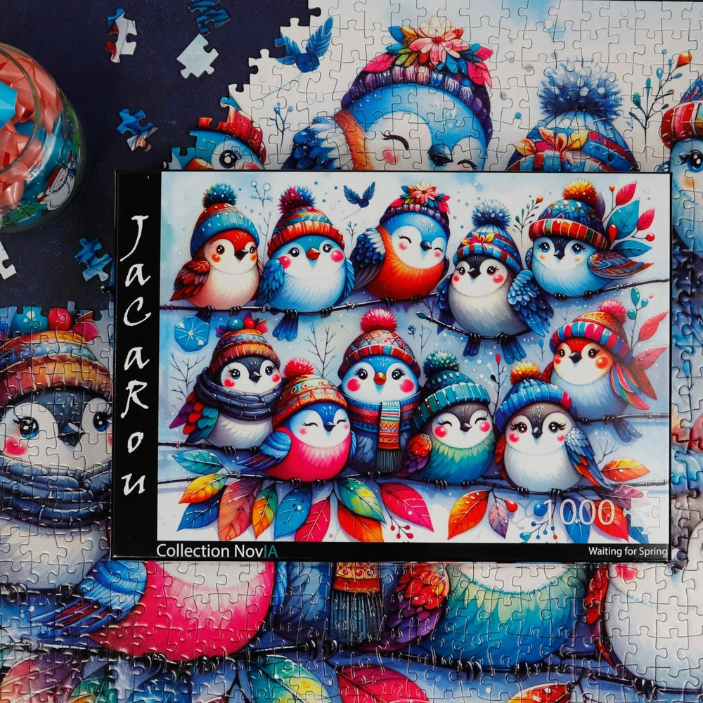 Waiting For Spring 1000 Piece Jigsaw Puzzle by JaCaRou Puzzles - Jigsaw Puzzles - The Puzzle Center