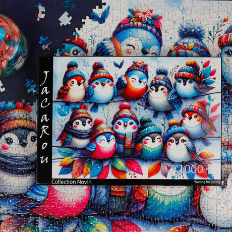 Waiting For Spring 1000 Piece Jigsaw Puzzle by JaCaRou Puzzles - Jigsaw Puzzles - The Puzzle Center