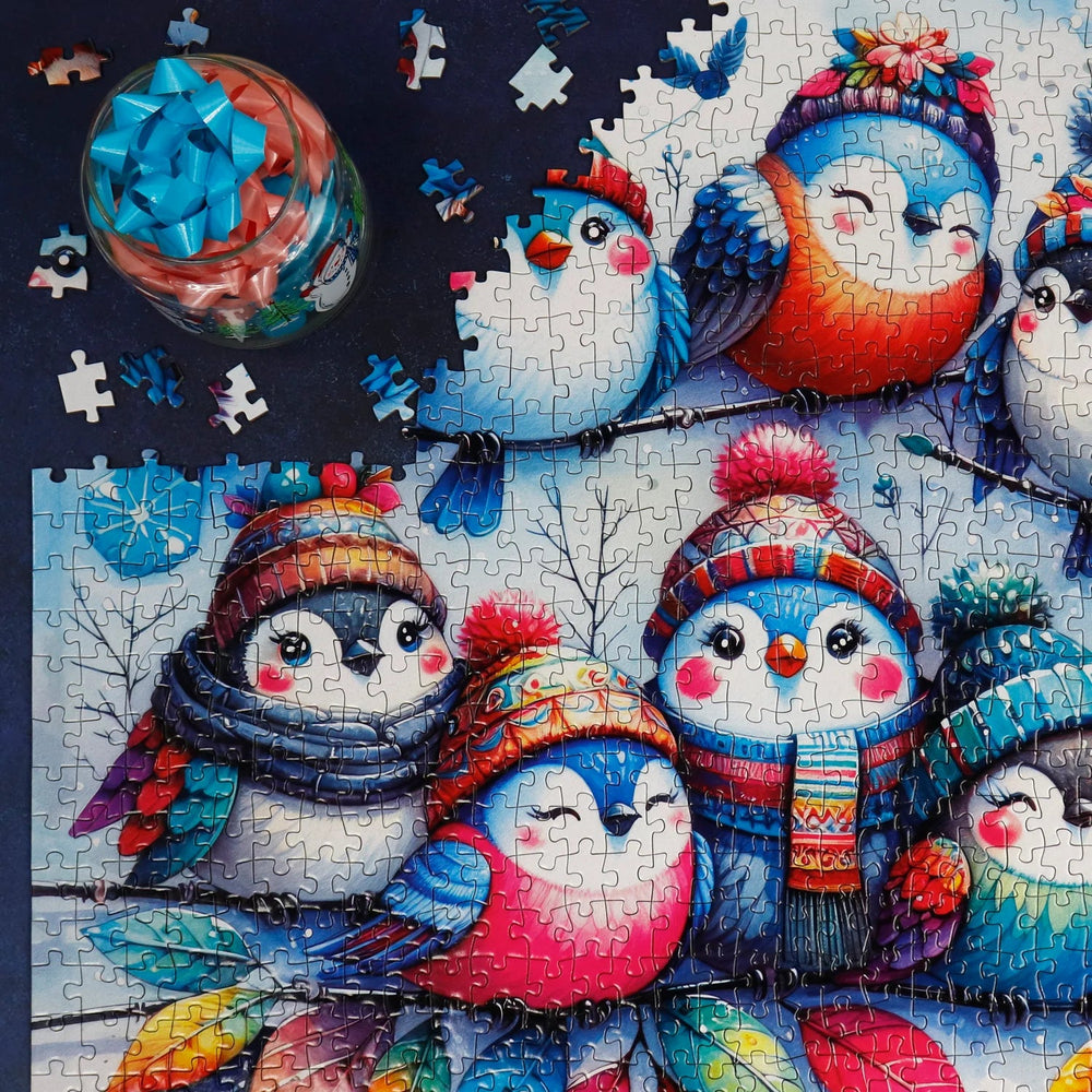 Waiting For Spring 1000 Piece Jigsaw Puzzle by JaCaRou Puzzles - Jigsaw Puzzles - The Puzzle Center