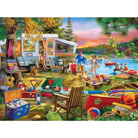 Waterslide Wanderlust Campside 300 Piece EZ Grip Puzzle by Masterpieces - Masterpieces Puzzles - Jigsaw Puzzles - The Puzzle Center