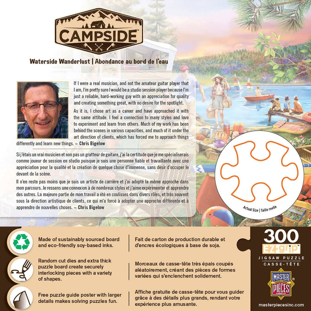 Waterslide Wanderlust Campside 300 Piece EZ Grip Puzzle by Masterpieces - Masterpieces Puzzles - Jigsaw Puzzles - The Puzzle Center