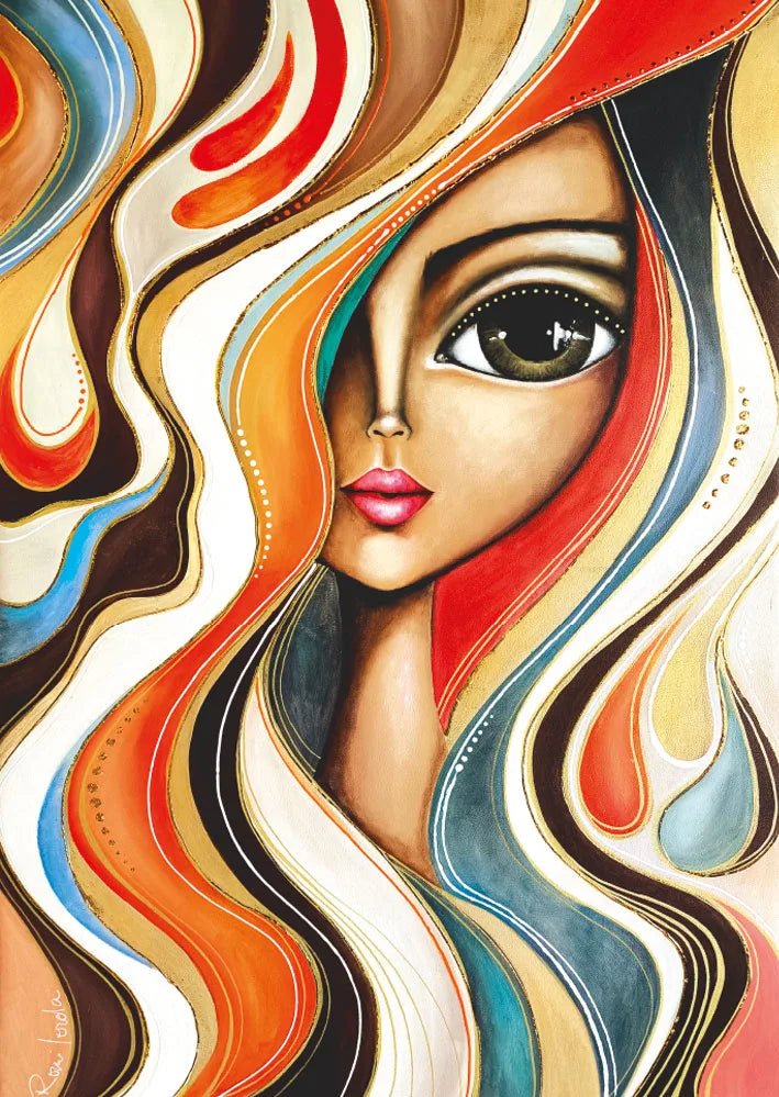 Wavy Hair Girl 1000 Piece Jigsaw Puzzle | Magnolia - Jigsaw Puzzles - The Puzzle Center