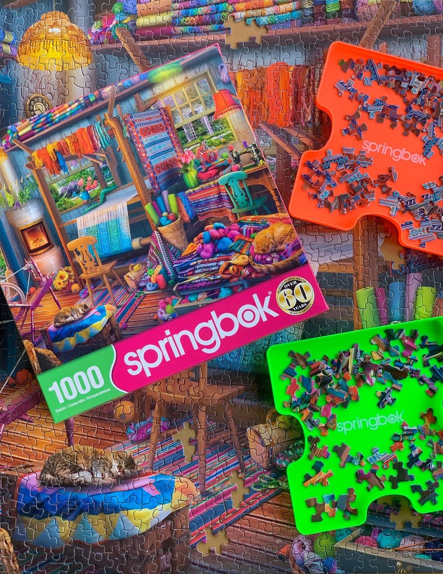 Weavers Cottage 1000 Piece Jigsaw Puzzle | Springbok Puzzles - Springbok Puzzles - Jigsaw Puzzles - The Puzzle Center