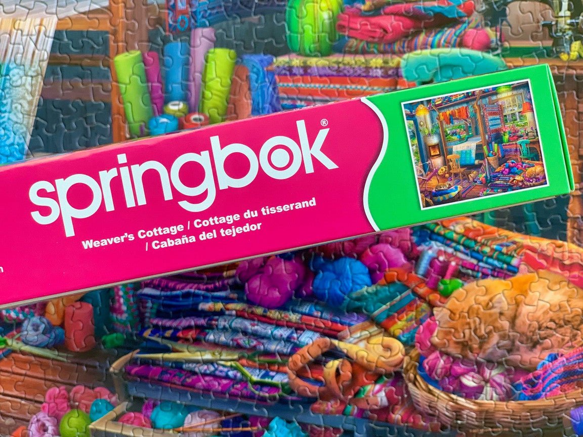 Weavers Cottage 1000 Piece Jigsaw Puzzle | Springbok Puzzles - Springbok Puzzles - Jigsaw Puzzles - The Puzzle Center