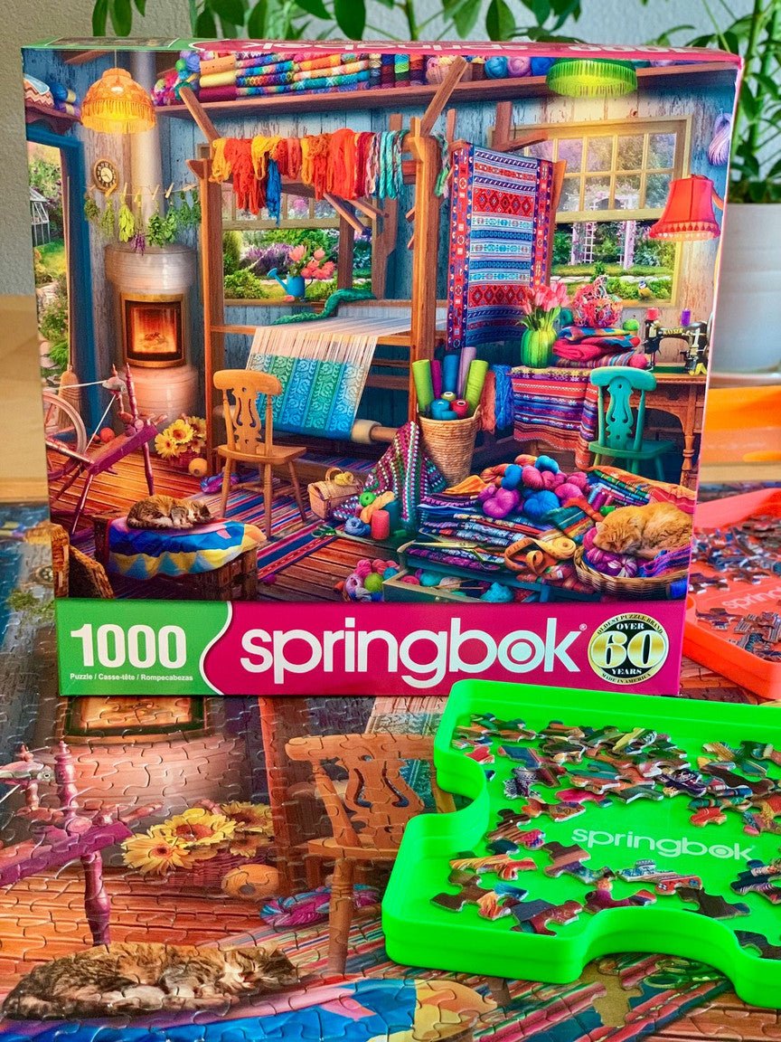 Weavers Cottage 1000 Piece Jigsaw Puzzle | Springbok Puzzles - Springbok Puzzles - Jigsaw Puzzles - The Puzzle Center