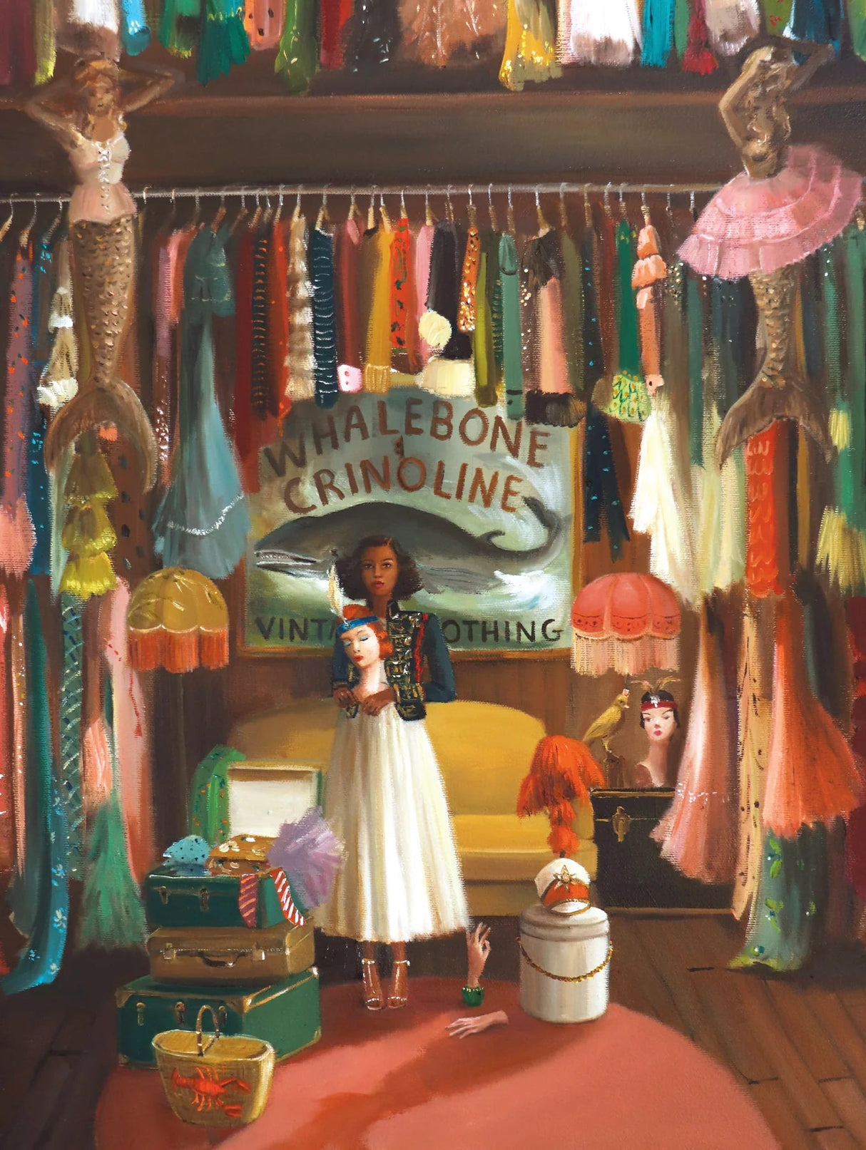 Whalebone and Crinoline 1000 Piece Jigsaw Puzzle | New York Puzzle Company - Jigsaw Puzzles - The Puzzle Center