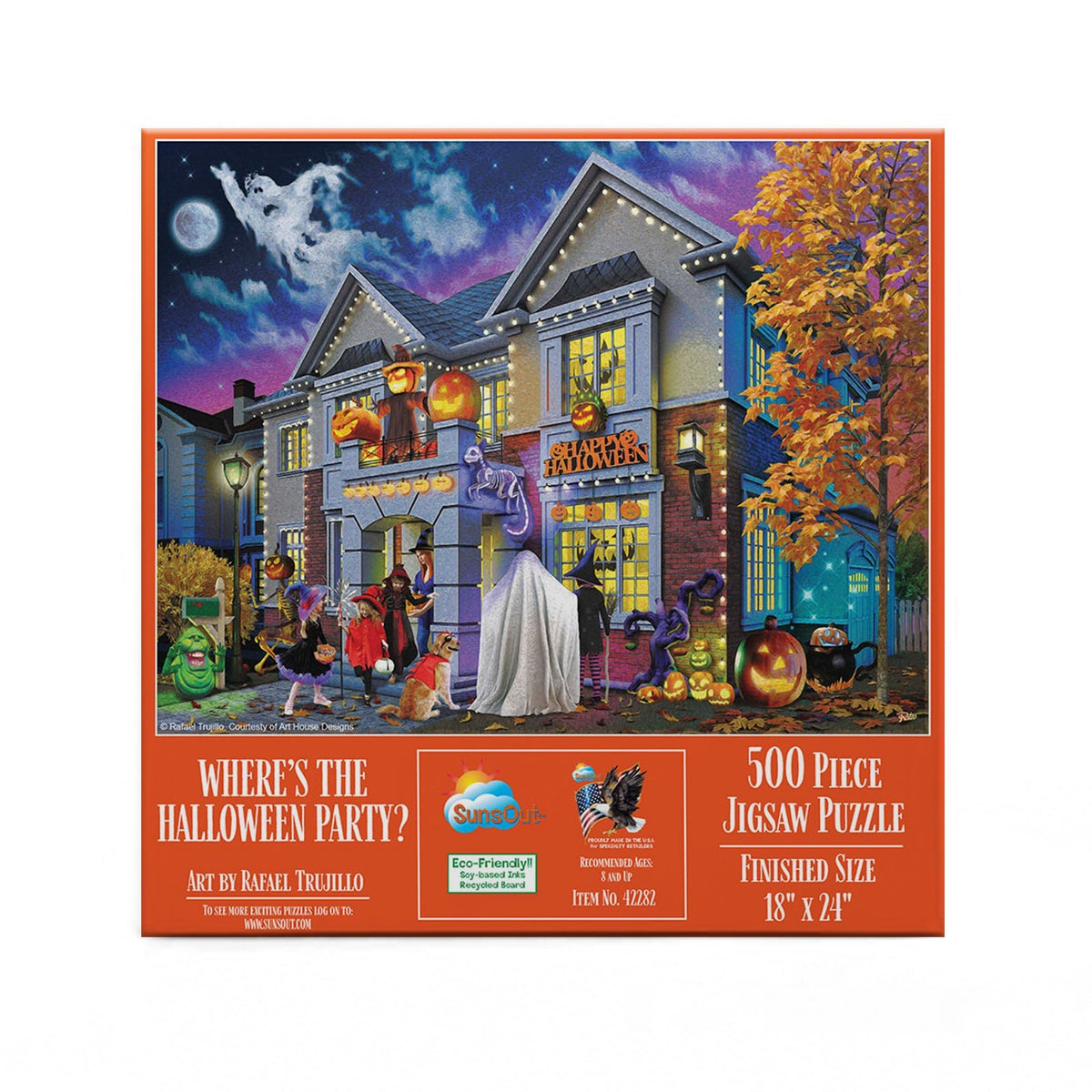 Where's the Halloween Party 500 Piece Jigsaw Puzzle | SunsOut - Jigsaw Puzzles - The Puzzle Center