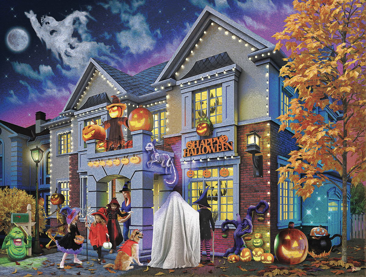 Where's the Halloween Party 500 Piece Jigsaw Puzzle | SunsOut