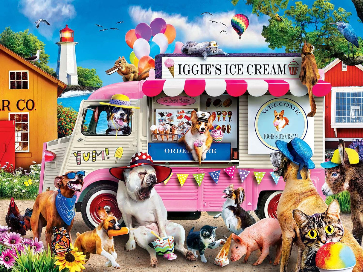 Wild & Whimsical Iggie's Ice Cream 300 Piece EZ Grip Jigsaw Puzzle | Masterpieces - Jigsaw Puzzles - The Puzzle Center