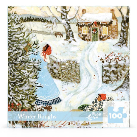Winter Boughs 100 Piece Mini Jigsaw Puzzle | New York Puzzle Company - Mini Jigsaw Puzzles - The Puzzle Center