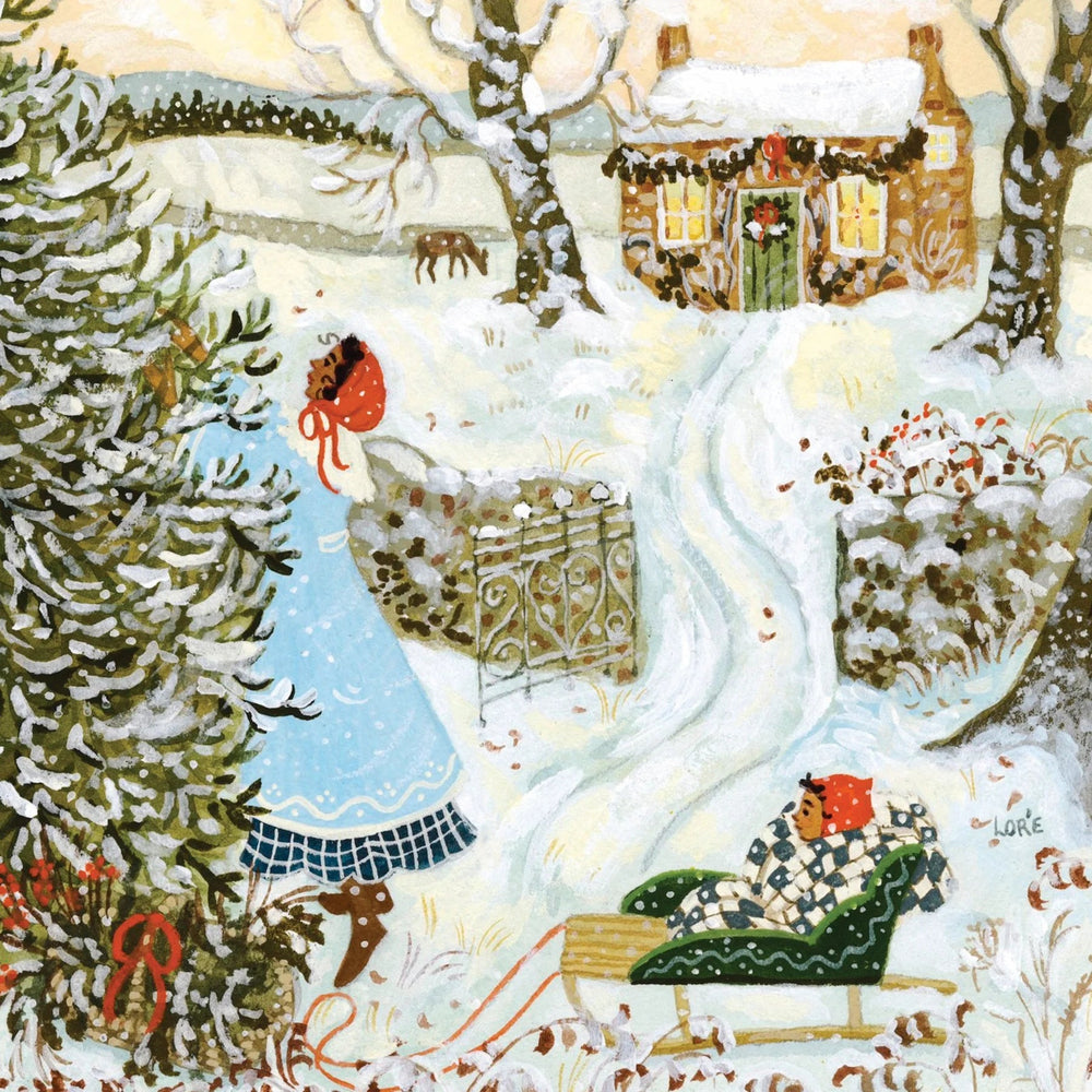 Winter Boughs 100 Piece Mini Jigsaw Puzzle | New York Puzzle Company - Mini Jigsaw Puzzles - The Puzzle Center