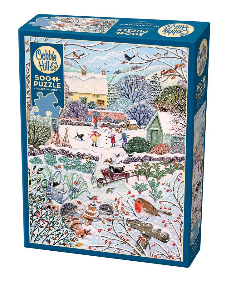 Winter Holidays 500 Piece Jigsaw Puzzle | Cobble Hill - Jigsaw Puzzles - The Puzzle Center