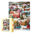 Winter Village 500 Piece Jigsaw Puzzle | WerkShoppe - Jigsaw Puzzles - The Puzzle Center