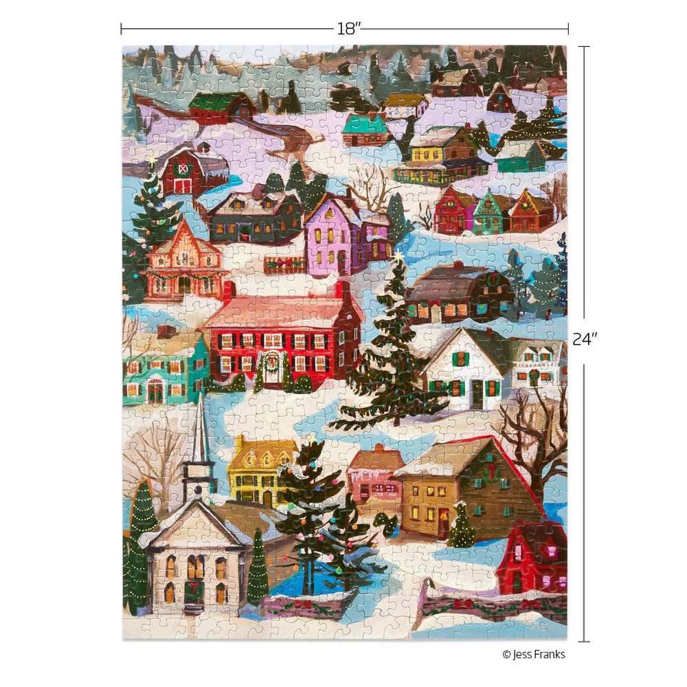 Winter Village 500 Piece Jigsaw Puzzle | WerkShoppe - Jigsaw Puzzles - The Puzzle Center