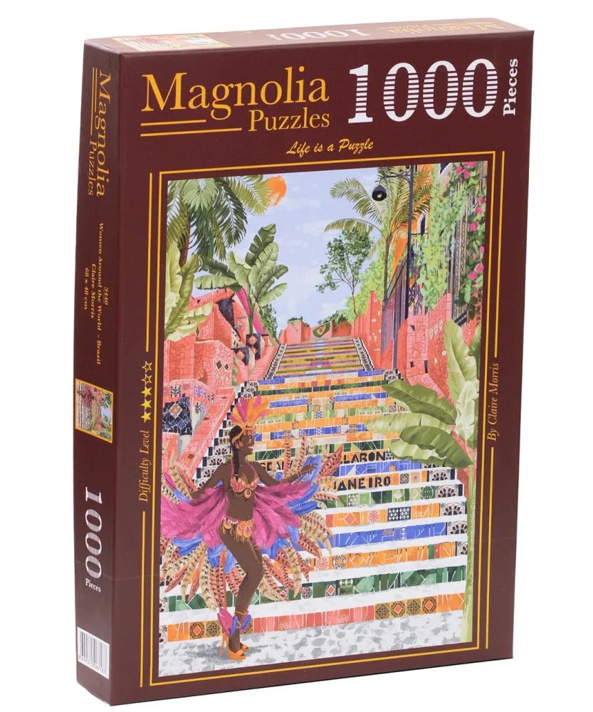 Women Around The World - Brazil 1000 Piece Jigsaw Puzzle by Magnolia - Magnolia - Jigsaw Puzzles - The Puzzle Center