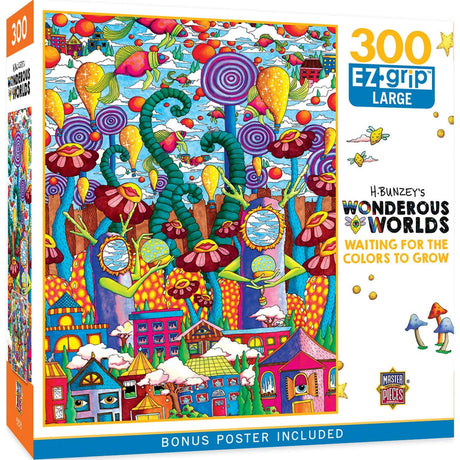 Wonderous Worlds - Waiting for the Colors to Grow 300 Piece EZ Grip Jigsaw Puzzle by Masterpieces Puzzles - Masterpieces Puzzles - Jigsaw Puzzles - The Puzzle Center