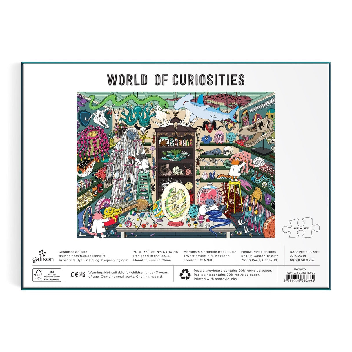 World of Curiosities 1000 Piece Jigsaw Puzzle | Galison - Jigsaw Puzzles - The Puzzle Center