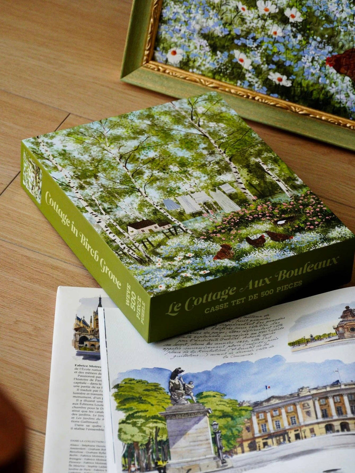 Cottage in Birch Grove 500 Piece Jigsaw Puzzle | WEVE