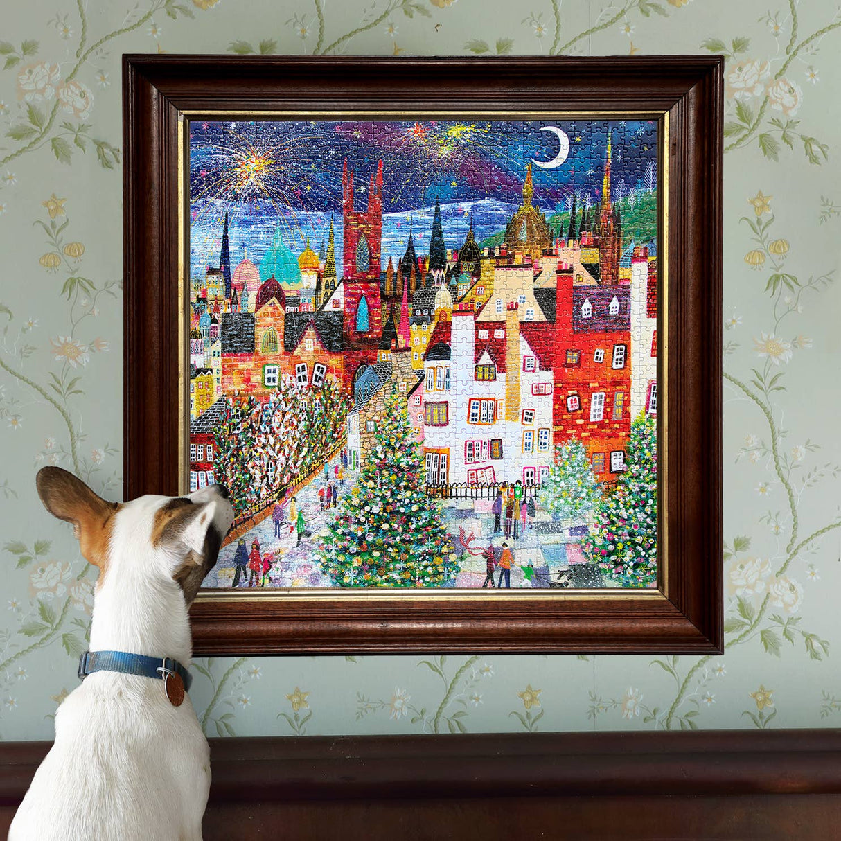 Christmas in Edinburgh 1000 Piece Jigsaw Puzzle | eeBoo