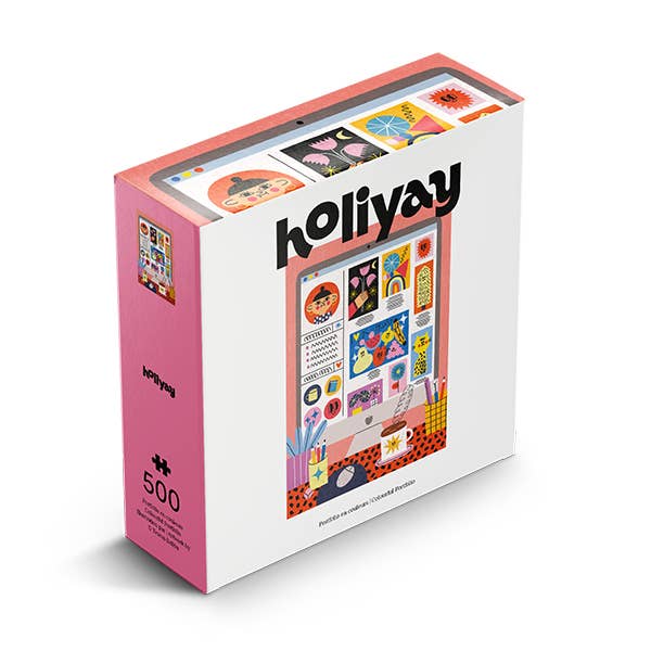 Colourful Portfolio 500 Piece Jigsaw Puzzle | Holiyay
