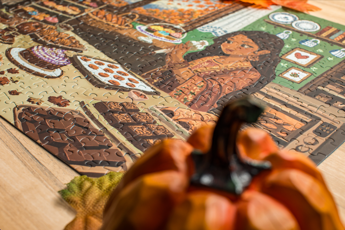 Heavenly Fall 500 Piece Jigsaw Puzzle | Laila Luxury Puzzles