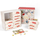 12 Days of Christmas Mini Jigsaw Puzzle Set, 50 Pieces Each | 1Canoe2