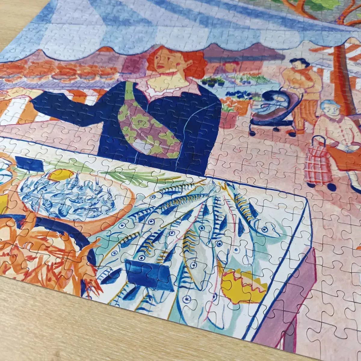Market Square 1000 Piece Jigsaw Puzzle | Aparté