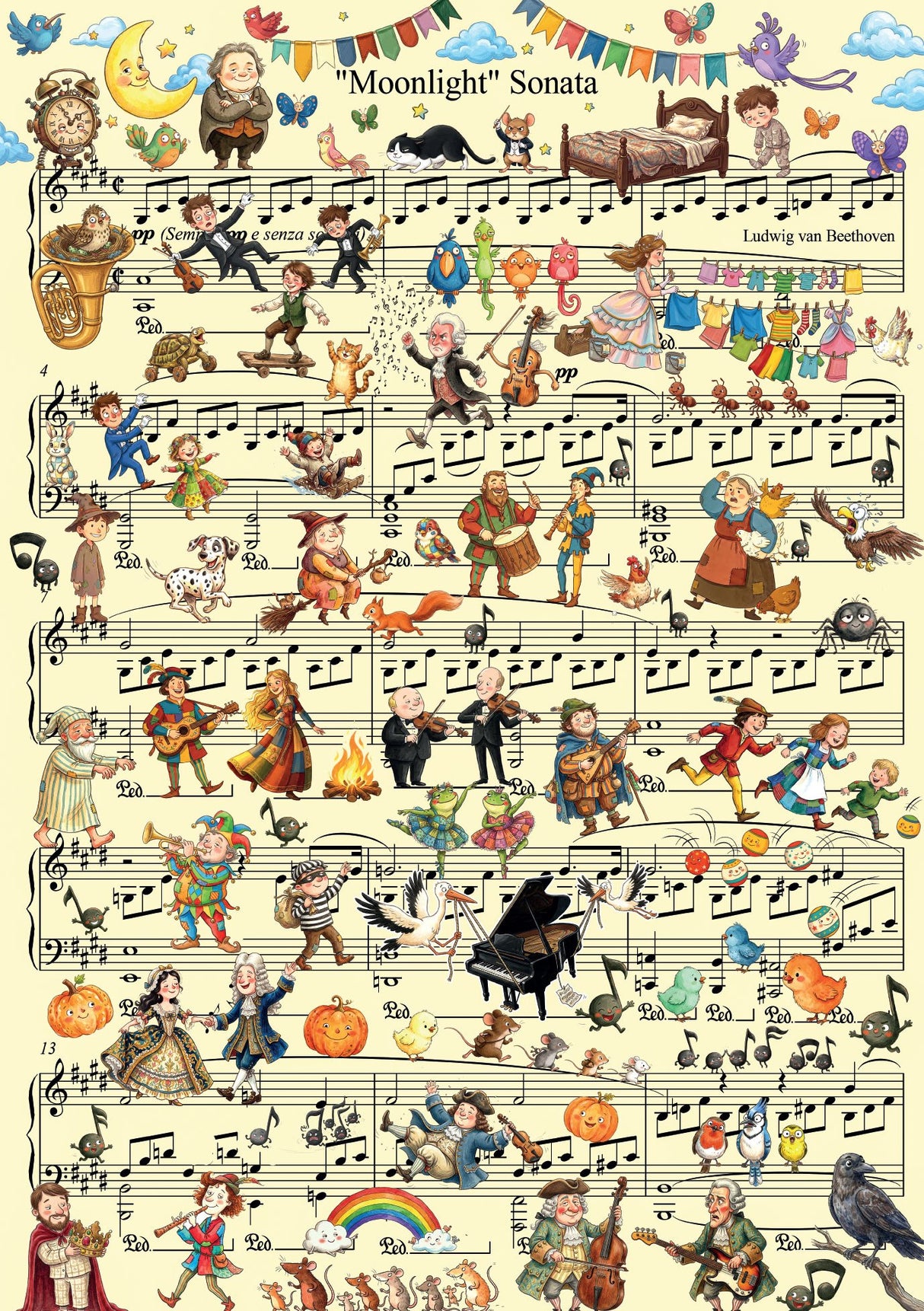 Pre-Order - Moonlight Sonata 1000 Piece Jigsaw Puzzle | Magnolia