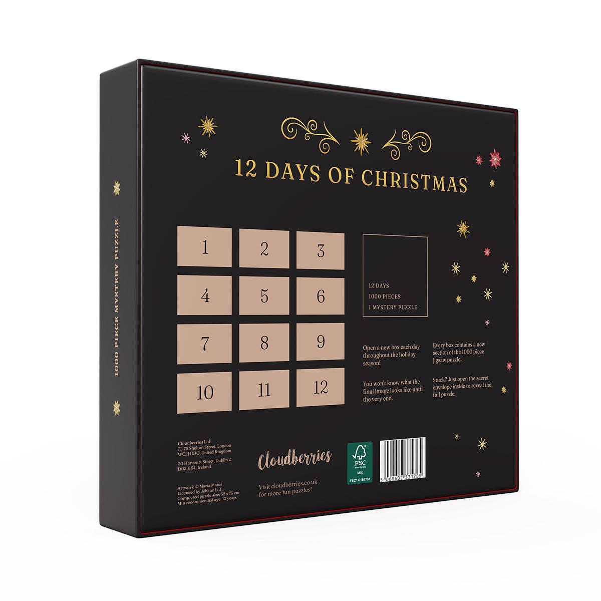12 Days of Christmas Mystery Jigsaw Puzzle | Cloudberries - Jigsaw Puzzles - The Puzzle Center