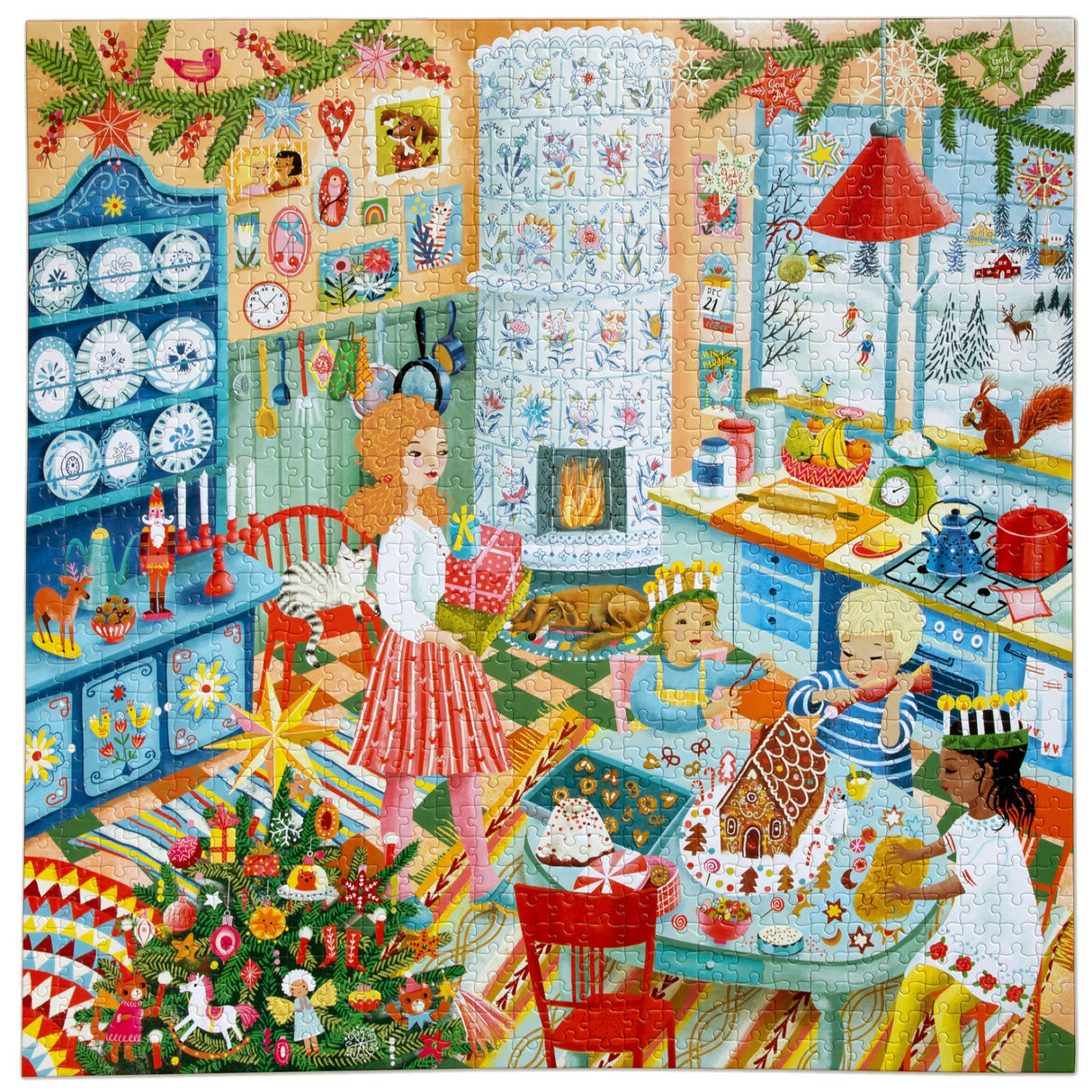 Swedish Holiday Kitchen 1000 Piece Jigsaw Puzzle | eeBoo