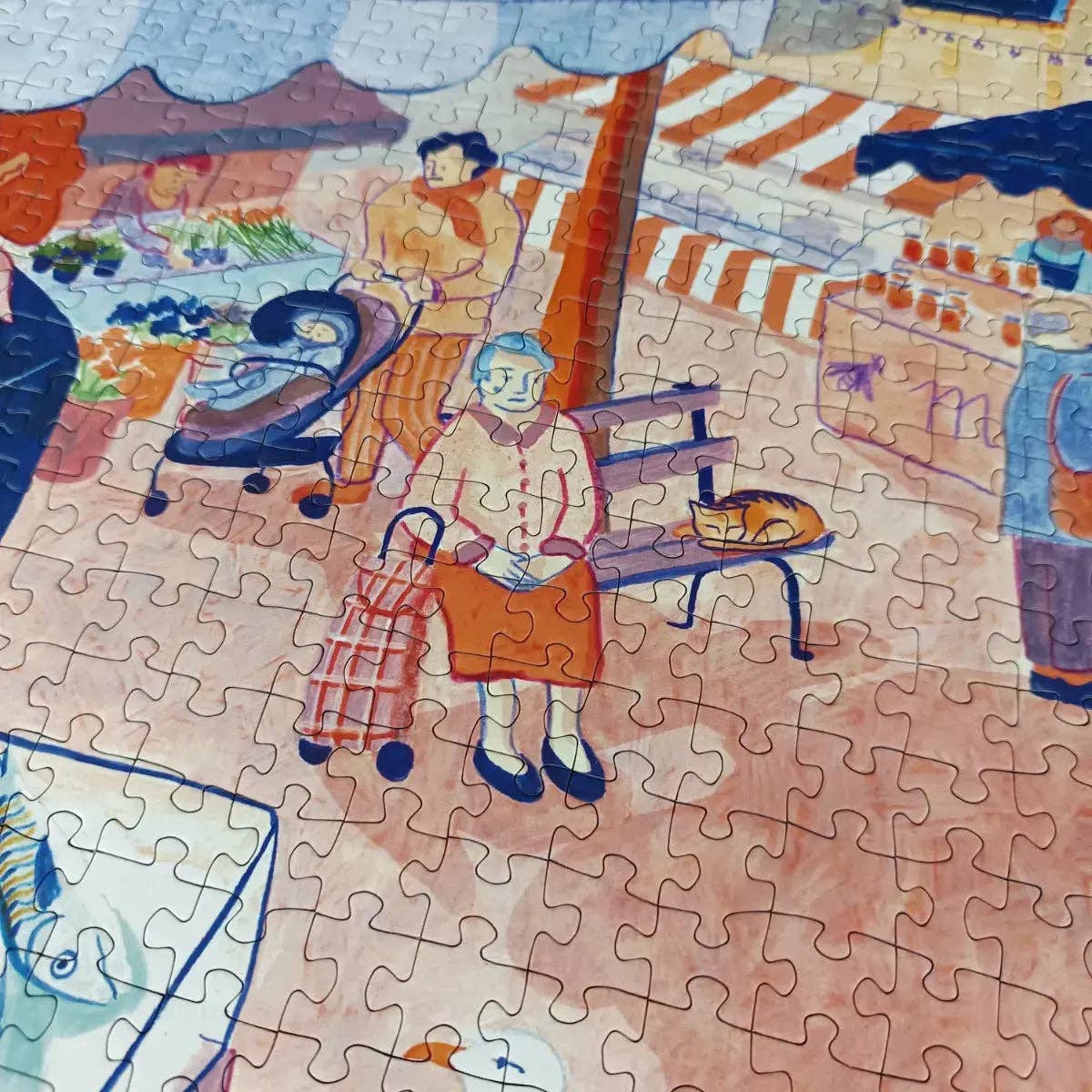 Market Square 1000 Piece Jigsaw Puzzle | Aparté