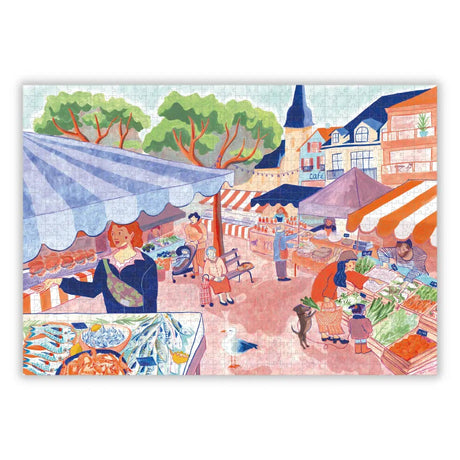 Market Square 1000 Piece Jigsaw Puzzle | Aparté