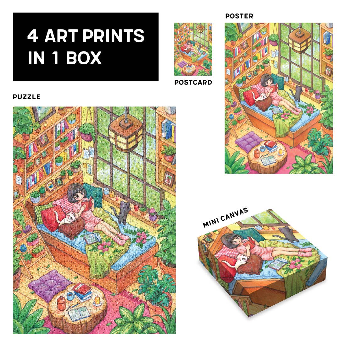 Green Room 1000 Piece Jigsaw Puzzle | Soonness