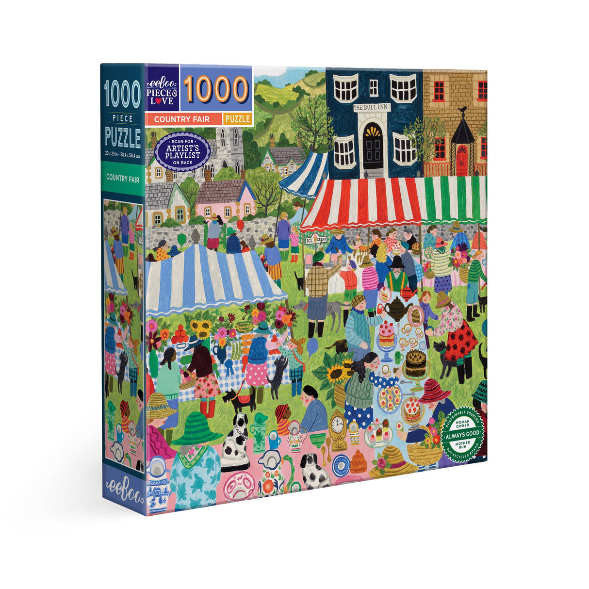 Country Fair 1000 Piece Jigsaw Puzzle | eeBoo
