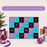 Midnight Glow Advent Calendar 1000 Piece Jigsaw Puzzle | Cloudberries