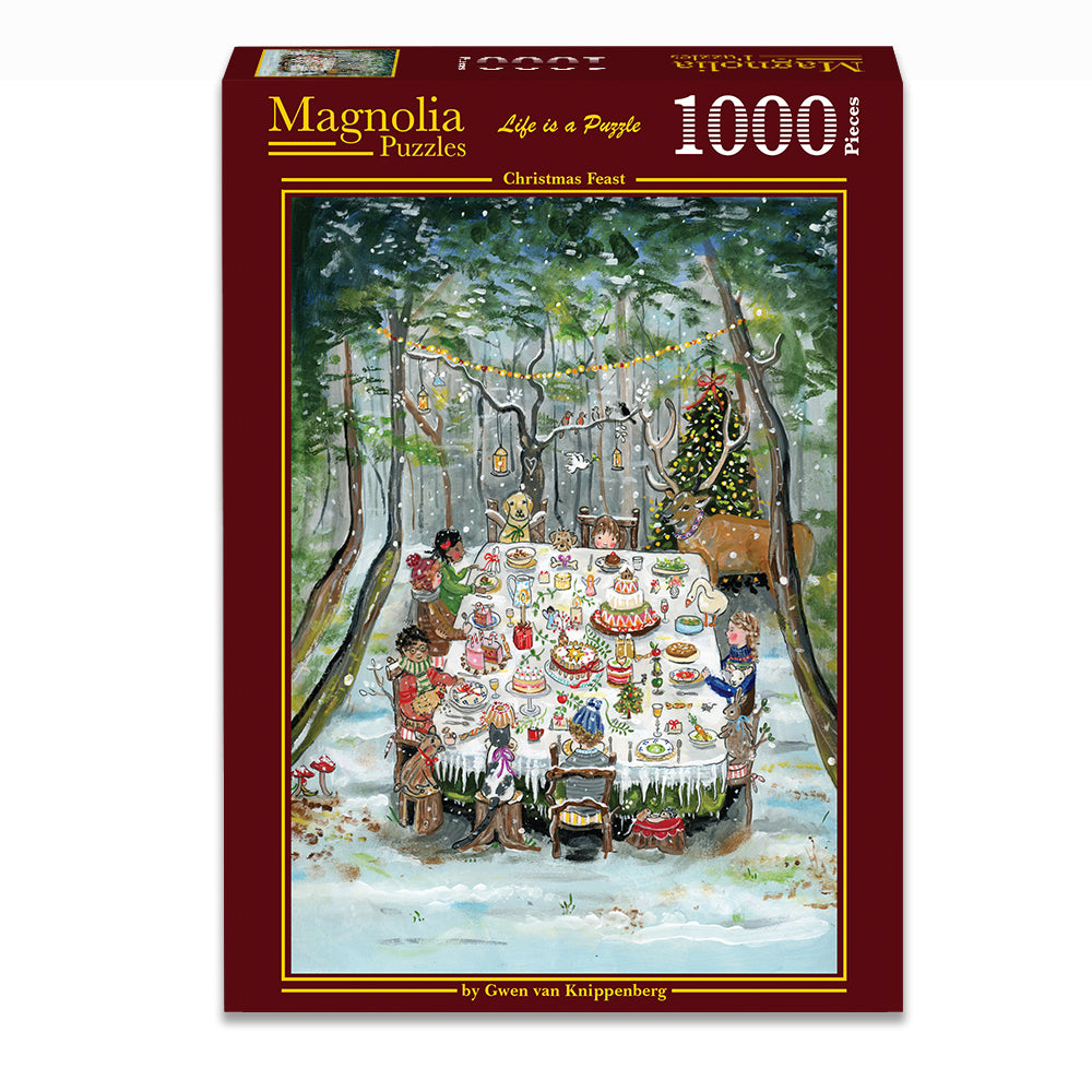 Pre-Order - Christmas Feast 1000 Piece Jigsaw Puzzle | Magnolia