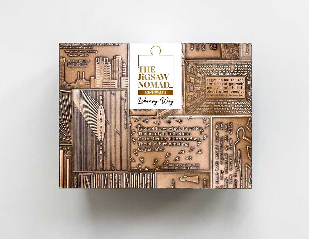Library Way 150 Piece Mini Jigsaw Puzzle | Jigsaw Nomad
