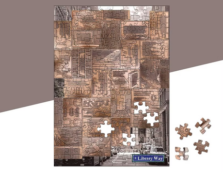 Library Way 150 Piece Mini Jigsaw Puzzle | Jigsaw Nomad