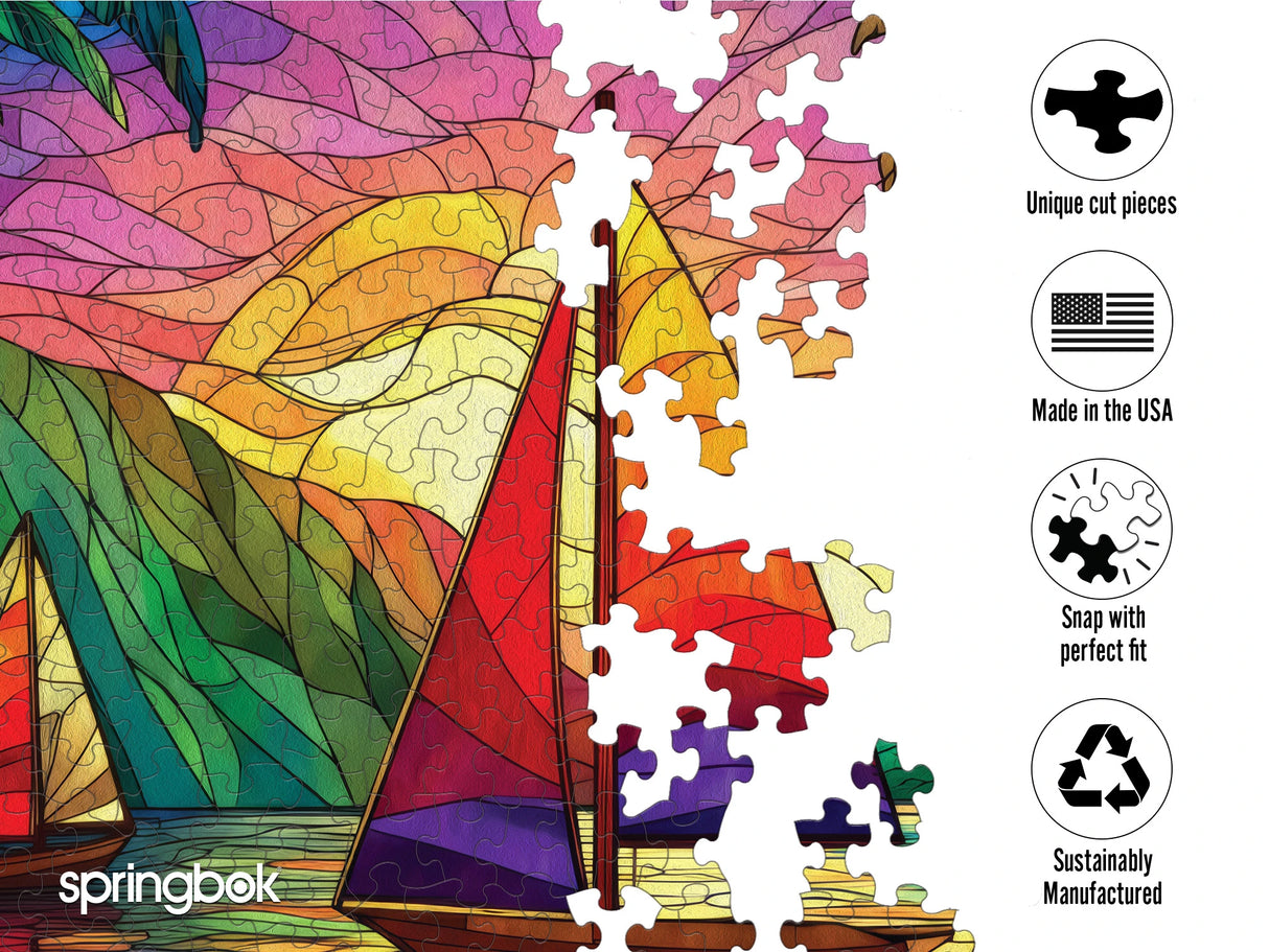 Tropical Sailing 500 Piece Jigsaw Puzzle | Springbok Puzzles