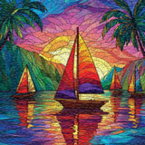 Tropical Sailing 500 Piece Jigsaw Puzzle | Springbok Puzzles