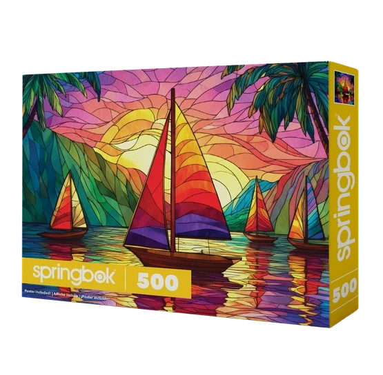 Tropical Sailing 500 Piece Jigsaw Puzzle | Springbok Puzzles