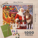Santa's Send-Off 1000 Piece Jigsaw Puzzle | Springbok Puzzles
