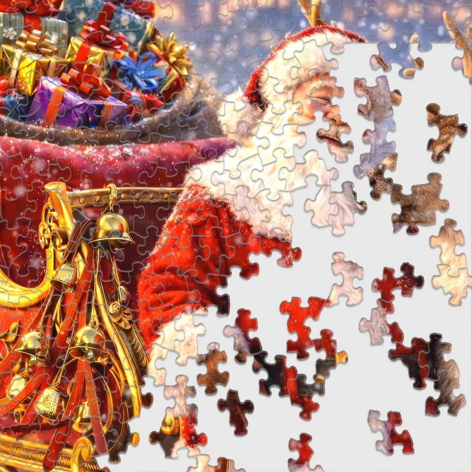 Santa's Send-Off 1000 Piece Jigsaw Puzzle | Springbok Puzzles