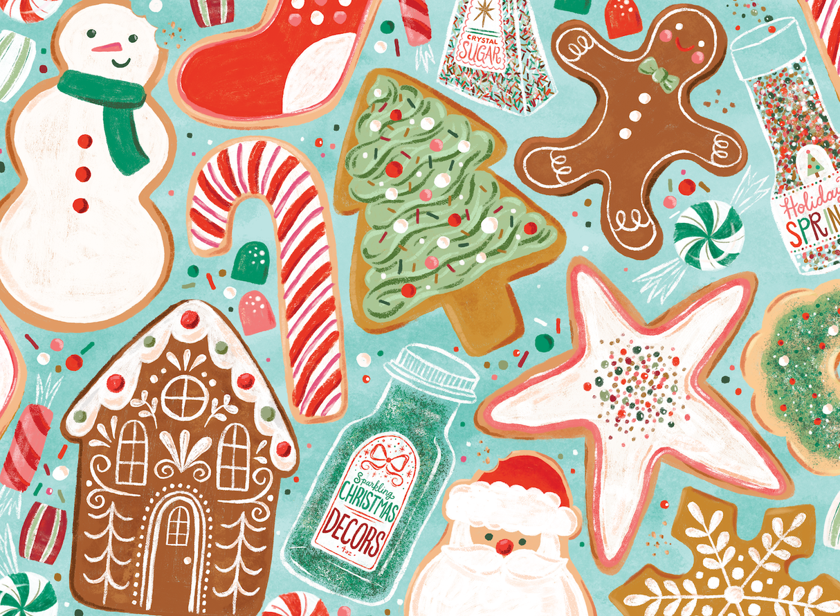 Christmas Cookies 500 Piece Jigsaw Puzzle | Puzzlefolk