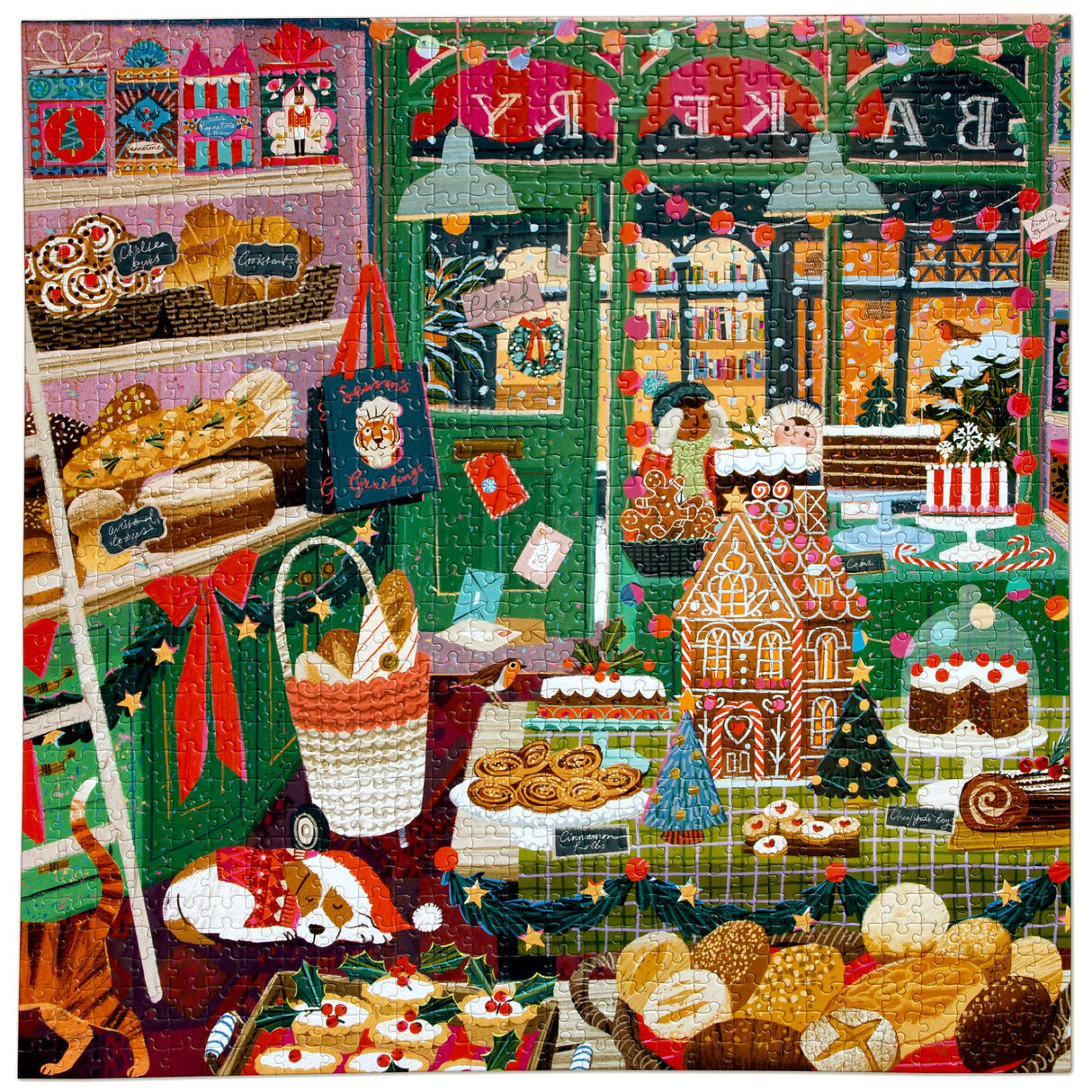 Holiday Bakery 1000 Piece Jigsaw Puzzle | eeBoo