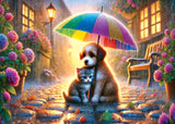 Under Umbrella 1000 Piece Jigsaw Puzzle | Yazz