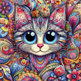 Big Eyed Cat 1000 Piece Jigsaw Puzzle | Yazz