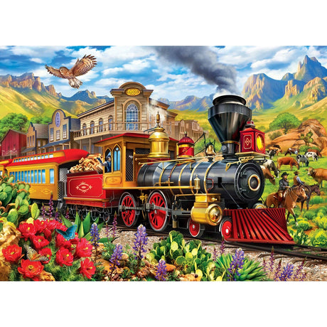 Railways Frontier Rails 1000 Piece Jigsaw Puzzle by Masterpieces