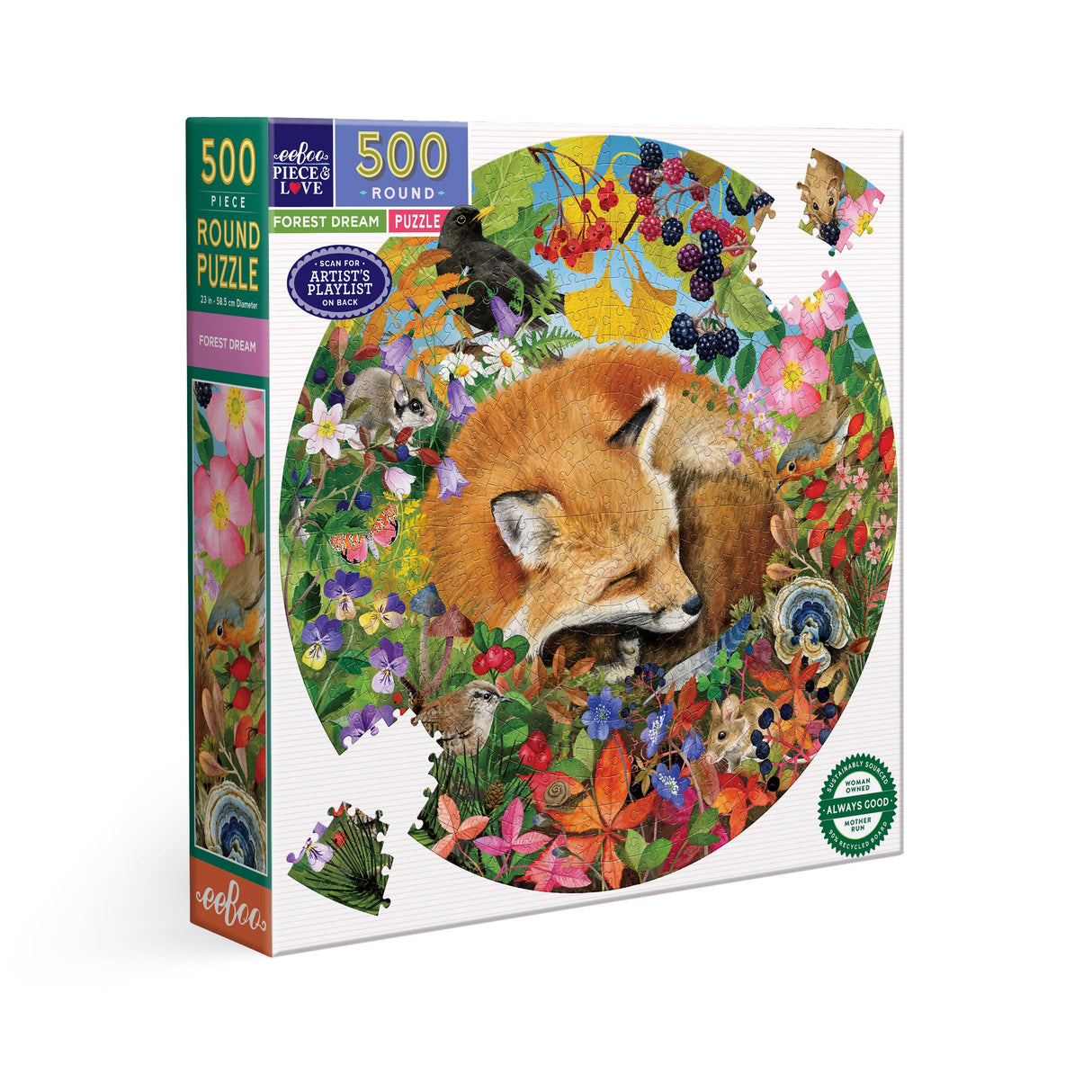 Forest Dream 500 Piece Jigsaw Puzzle | eeBoo