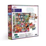 English Cottage Library 1000 Piece Jigsaw Puzzle | eeBoo